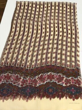 Vintage Laura Ashley silk scarf